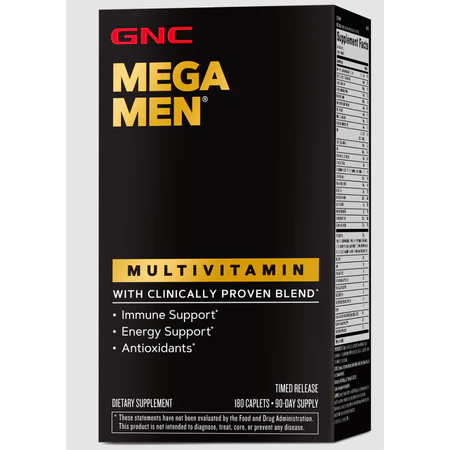 Mega Men Multivitamínico 180 Caplets GNC
