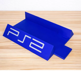 Suporte Vertical PS2 Fat Base Estável para PlayStation 2 Organização Setup Gamer