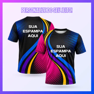 Camisa Manga Curta DRY FIT Sublimação Total Personalizável