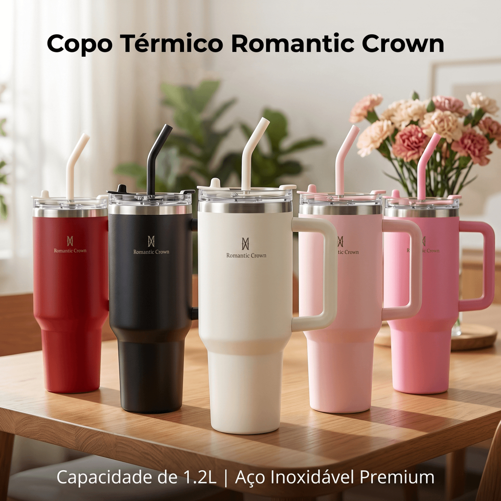 Copo Térmico Inox Portátil