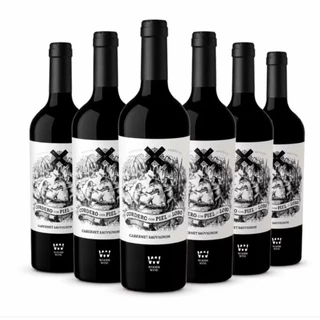 VINHO CORDERO COM PIEL DE LOBO CABERNET SAUVIGNON GARRAFA COM 750 ML CX C/06 GARRAFAS