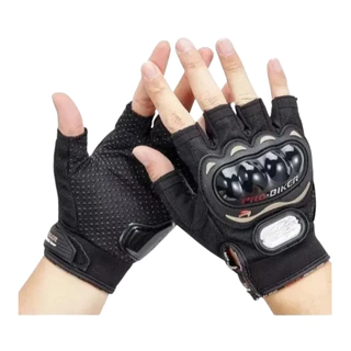 Luva Motoqueiro Motoboy Meio Dedo Antiderrapante Ventilada