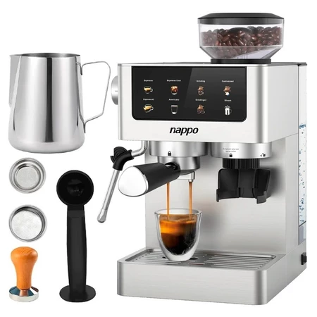 Cafeteira Nappo Expresso DELUXE NEC 339 6 em 1 Moedor 1350W