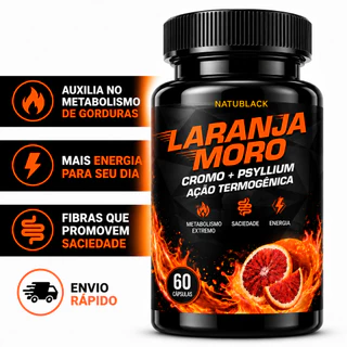 Laranja Moro Original Picolinato de Cromo + Psyllium Termogenico - Original