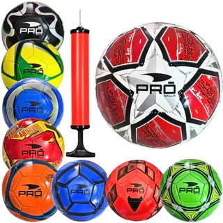 kit bola futebol campo com bomba escolha sua cor tamanho 5