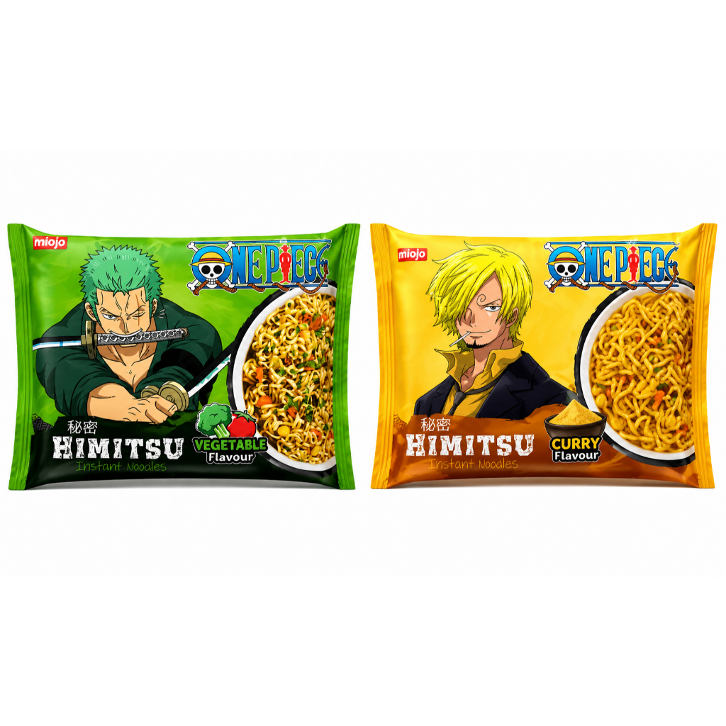 Kits sabores variados One Piece Himitsu Lamen/Noodles 75g cada