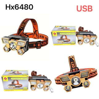 🌟 LANTERNA DE CABEÇA LED RECARREGÁVEL USB 🌟6480