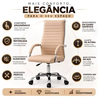 Cadeira de Escritório Fohar Class Ergonômica para sua Empresa