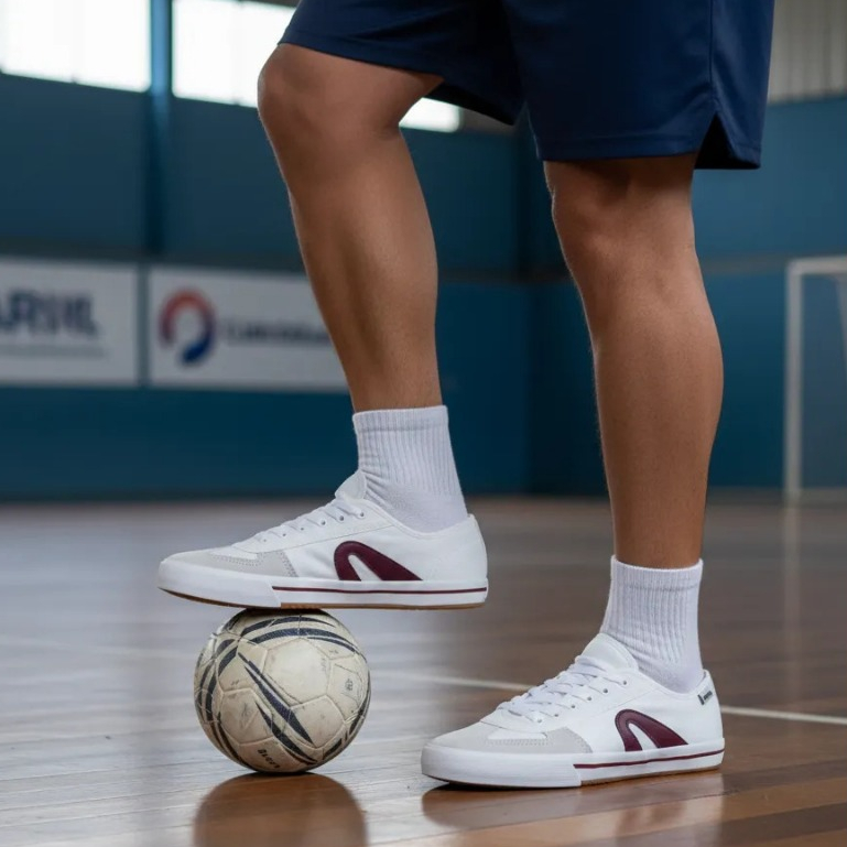 Tênis Rainha VL 2500 Antiderrapante Quadra Futsal Salão Academia
