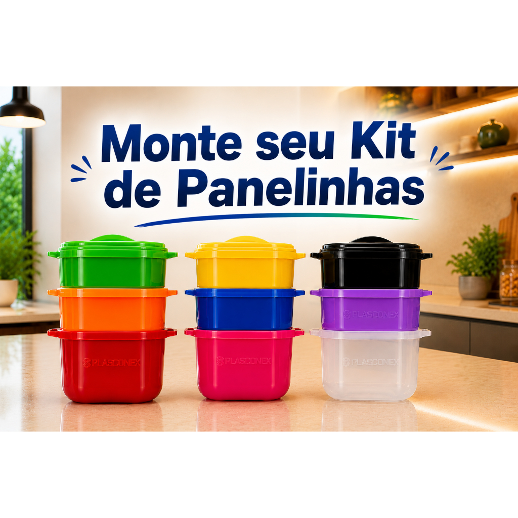 Kit 5 Panela de Microondas Tapoer Vasilhas Original - Caçarola 1,5