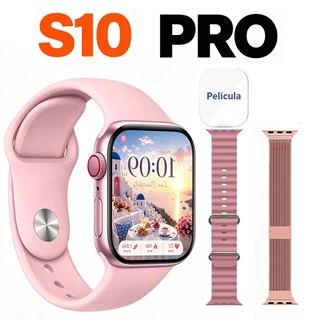 Smart Watch Relogio S10 pro mini inteligente 38mm series 10 2026 2 Pulseiras ostrador chamada Bluetooth