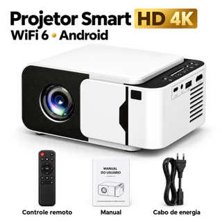 Projetor Profissional Android 4k Portátil 5g Wifi Full HD 13000Lumens Android WiFi LED Projetor de filme de vídeo