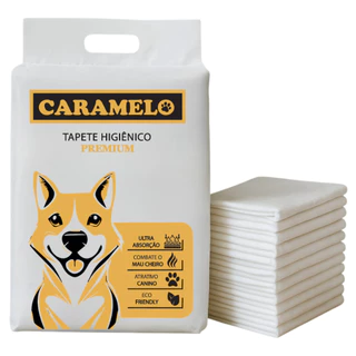 Tapete Higiênico Premium Caramelo - Alta Absorção - Não Vaza  Combate mau cheiro em Oferta na Shopee