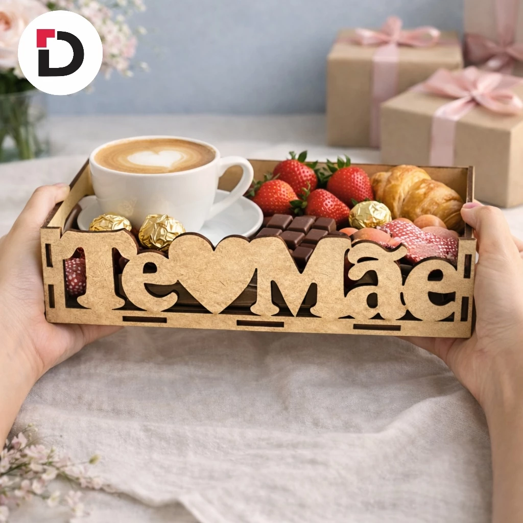 Bandeja decorativa MDF - Pool de Ofertas
