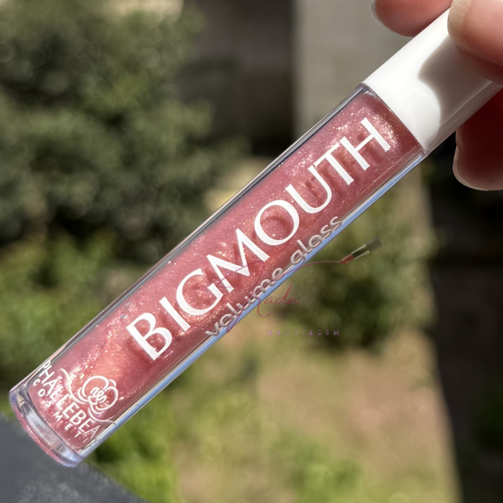 Big Mouth Rose Gloss Volume Labial Phallebeauty | Shopee Brasil