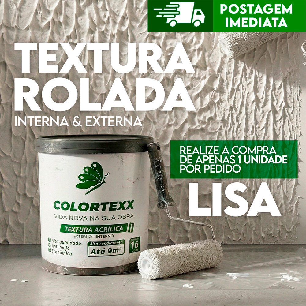 Textura Lisa Colortexx 21kg Interno externo Revestimento parede