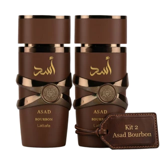 Kit De 01 Até 02 Perfumes Asad Bourbon Lattafa Masculino Alta Fixação Fragrância Árabe Importada em Oferta na Shopee