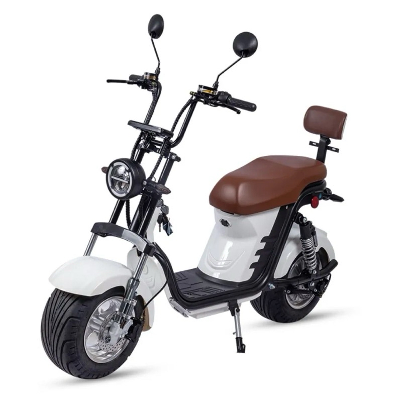 Moto elétrica Foston x12 1000w Autopropelido 32km/h Autonomia 70km/h Scooter Elétrica Trabalho Passeio