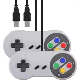 Controle Super Nintendo Snes entrada USB pronta entrega