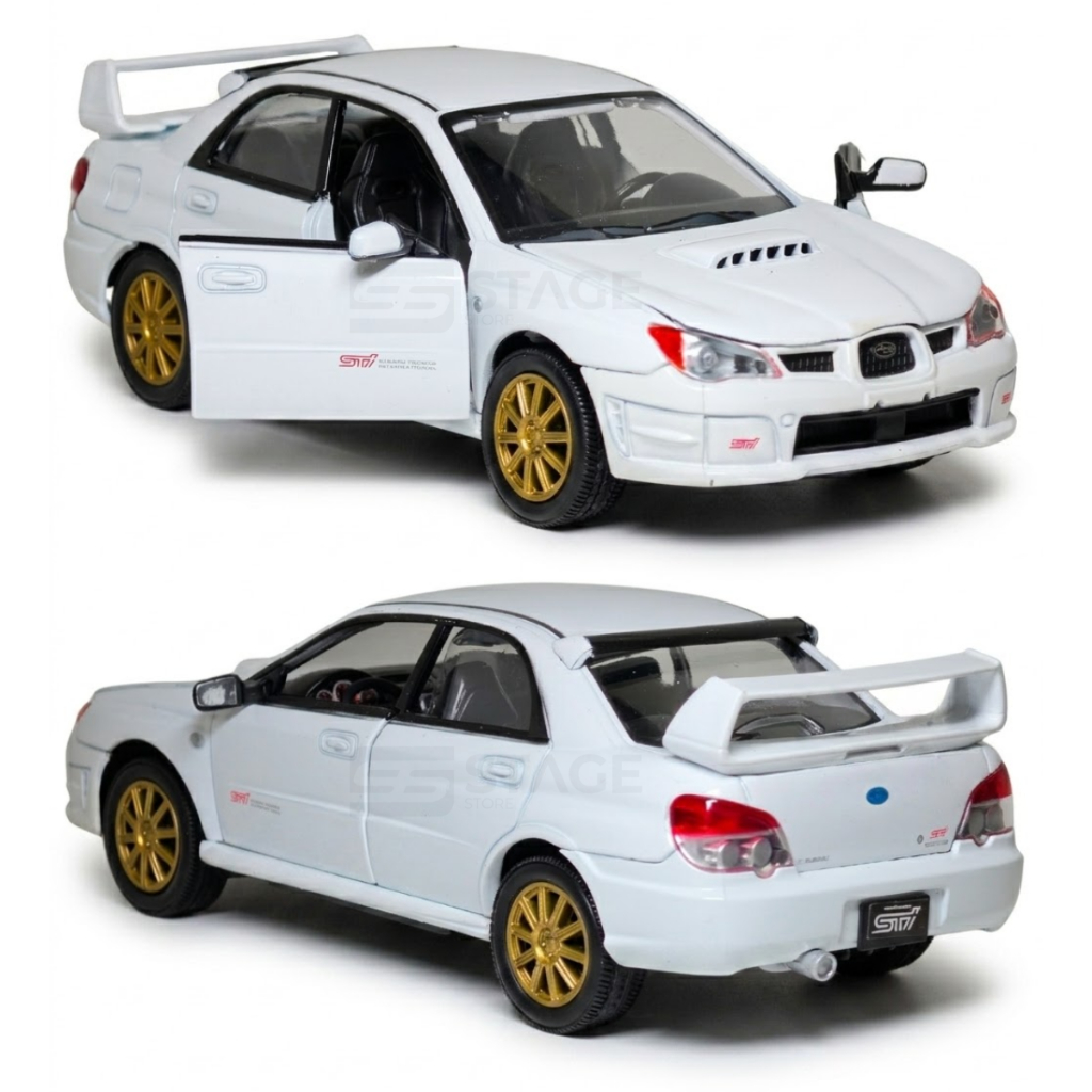 Miniatura Subaru Impreza WRX STI 18cm 1/24 Motor Max | Shopee Brasil