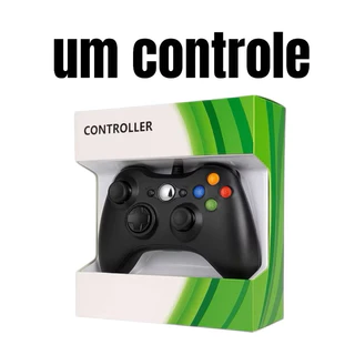 Controle Xbox 360 Windows Notebook Portatil Xbox COM Fio Wirelles Joystick Para Computador Ps3