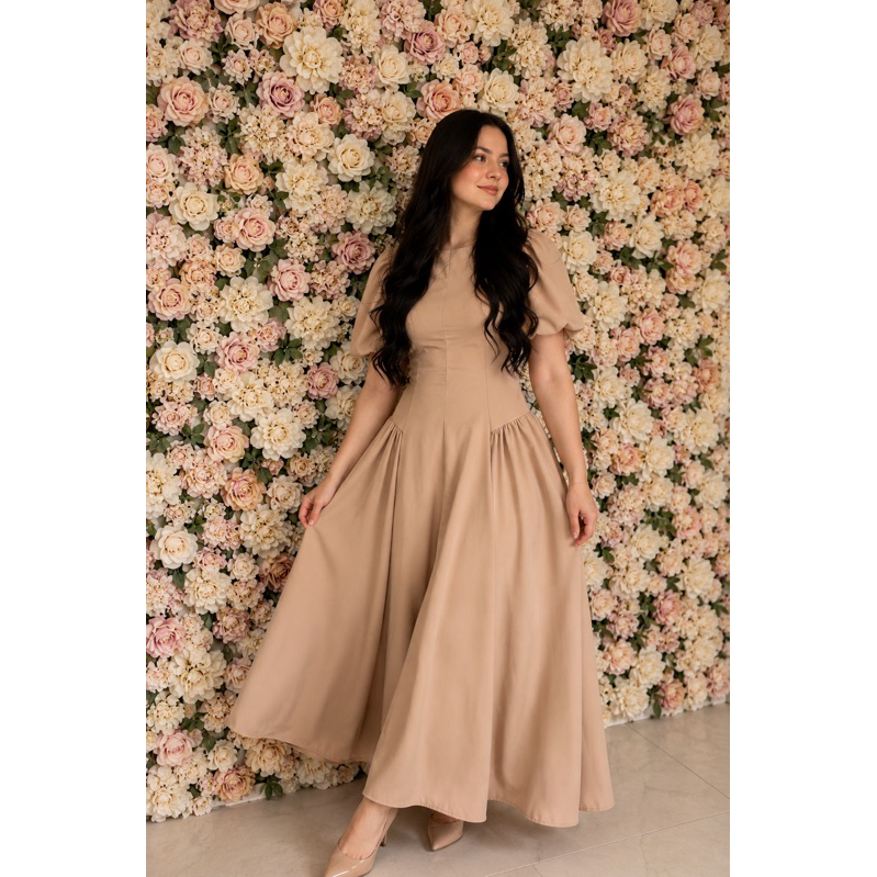 ZIMMERMANN バーガンディ フリルドレス zimmermann vestido em Promoção na Shopee Brasil 2026
