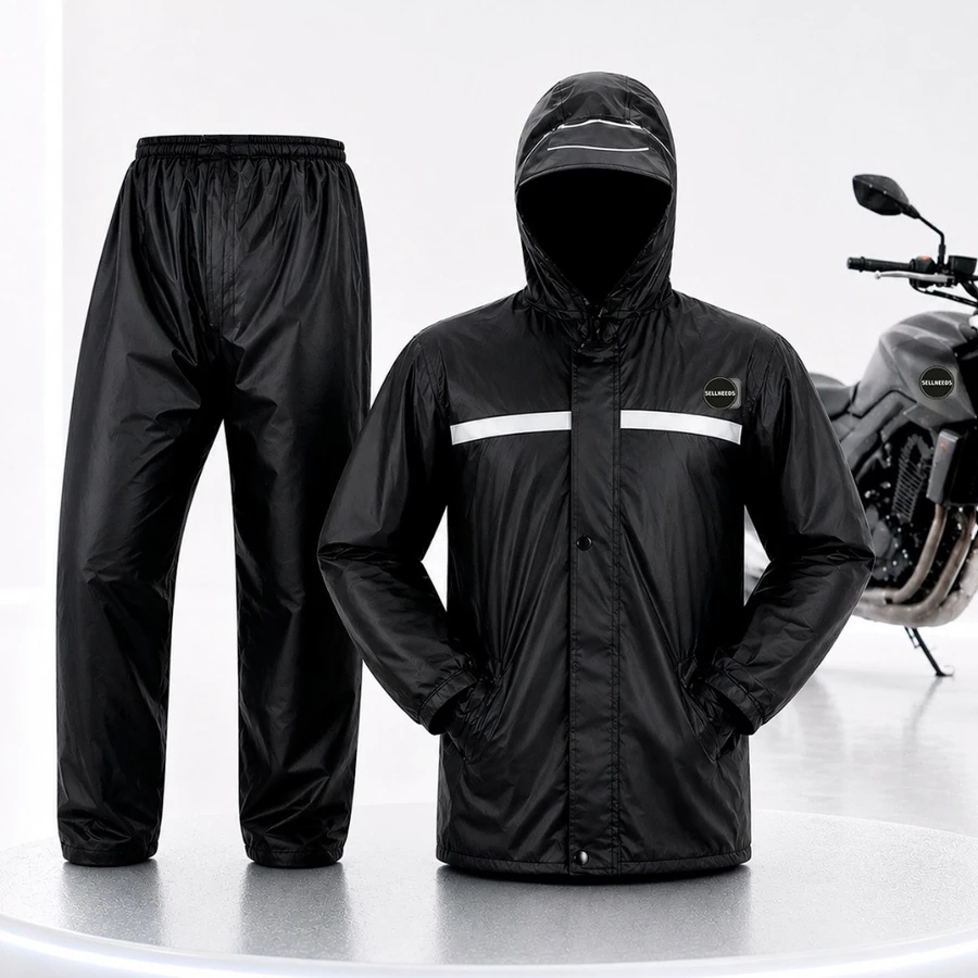 Capa De Chuva Moto Motoqueiro Impermeável Reforçada
