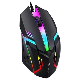 Mouse Gamer Wired M20 - Design Ergonômico, 7 Cores RGB, Compatível com Windows/Mac/Linux
