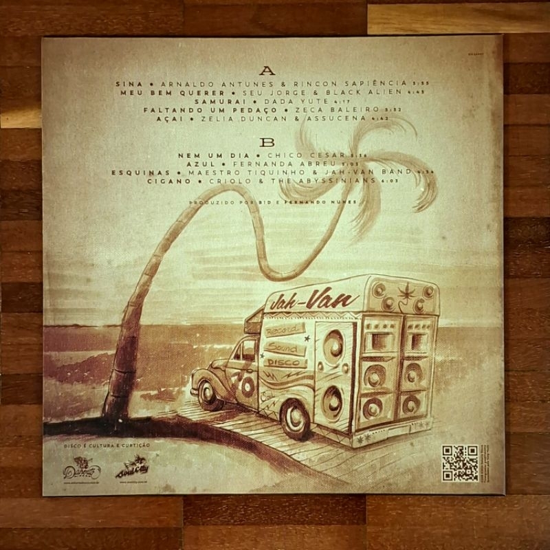 LP Jah-Van (Djavan Goes Jamaica) Black Alien / Seu Jorge / Arnaldo