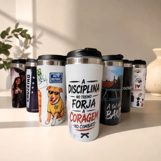 Copo Térmico Personalizado Inox Interno Com sua arte UV