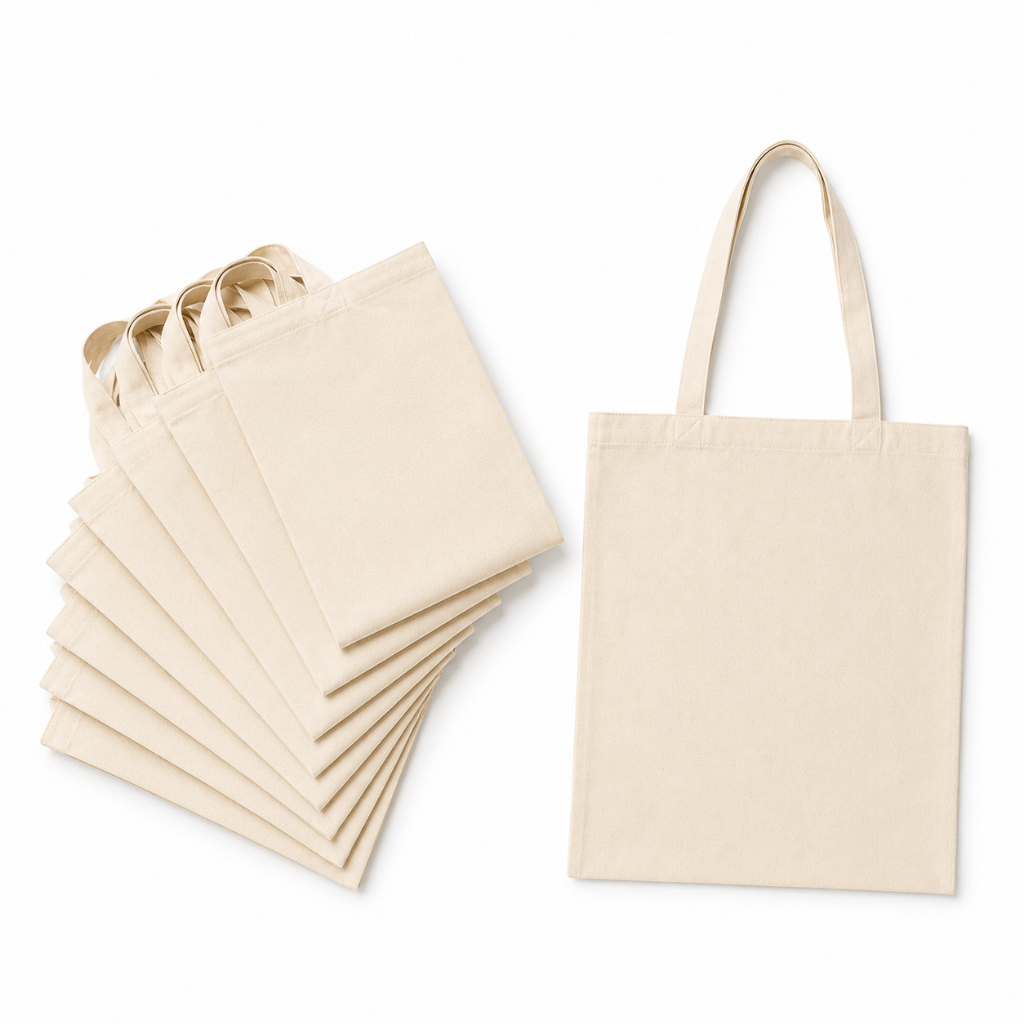 10 Ecobags Algodão Cru Sacola Ecológica lisa Para personalizar estampar ...