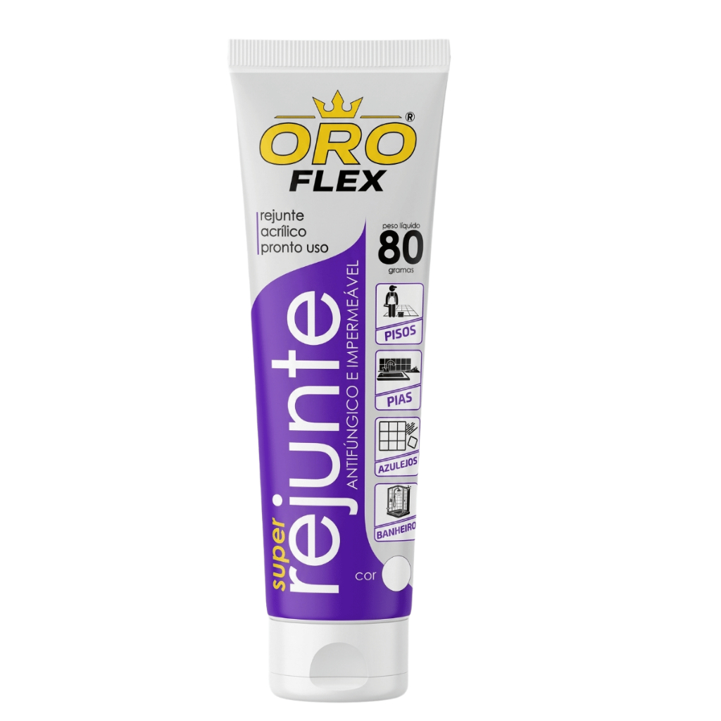 REJUNTE OROFLEX não amarela ultra resistente umidade impermeável. Cor ...