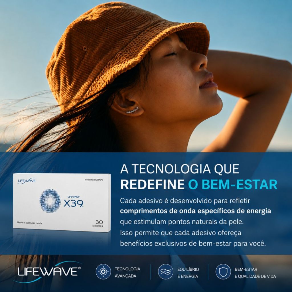 Adesivo Corporal X39 Lifewave Tecnologia De Fototerapia Peptideos