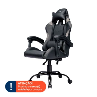 Cadeira Gamer TGT Heron TC2, Fácil Limpeza, Reclinável 120 kg, Preto, TGT-HRTC-BL03