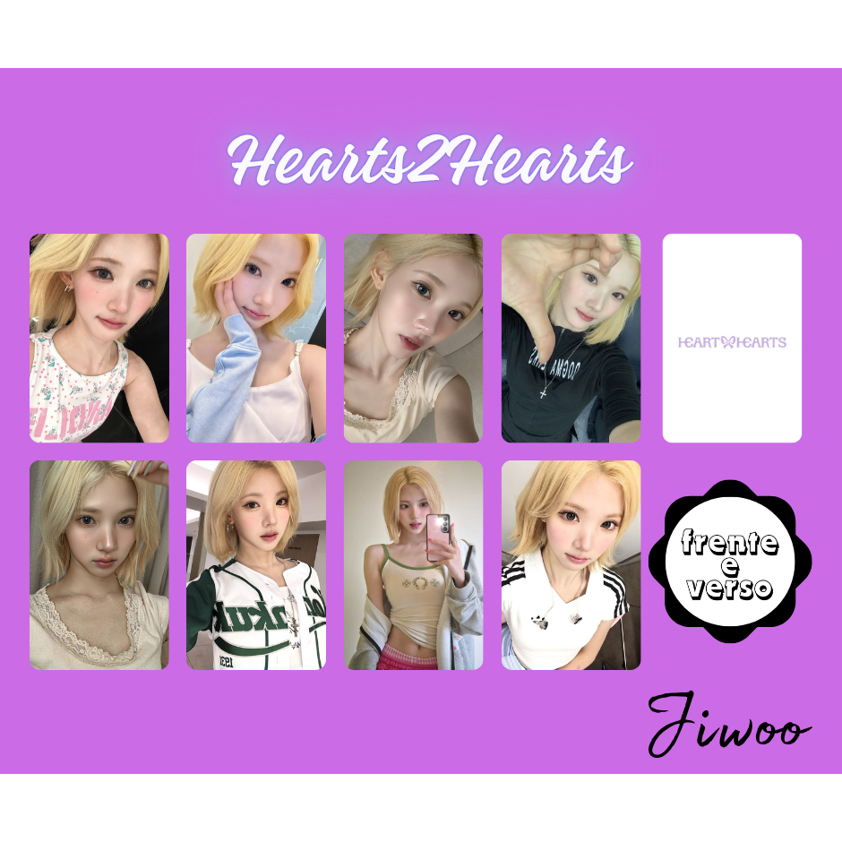 Kpop - Photocards com verso Fanmade HEARTS2HEARTS - H2H - Carmen