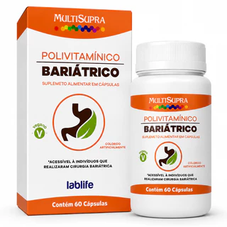 Polivitamínico Bariátrico Pós Cirurgia Reposição Alta Absorção Nutricional Disposição Energia Saúde