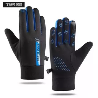 Luvas Térmicas Unissex para Moto e Bicicleta – Quentes, Confortáveis e Compatíveis com Touch Screen