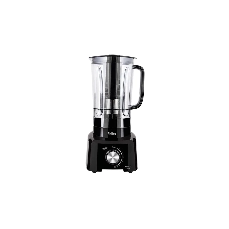 Liquidificador Philco PH900 Preto 1200W jarra 3 litros 12 velocidades