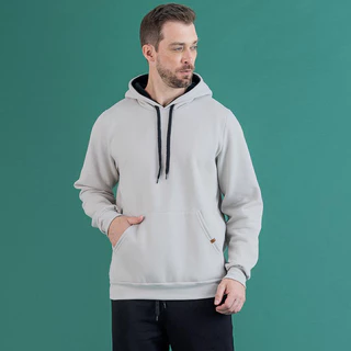 Casaco Canguru Masculino Moletom Flanelado Grosso Com Capuz