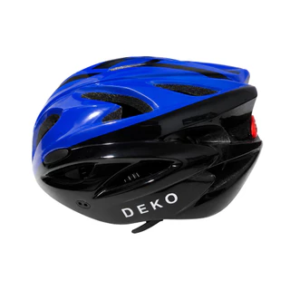 Capacete Ciclismo DEKO MTB Bike com Viseira Removível e LED Traseiro