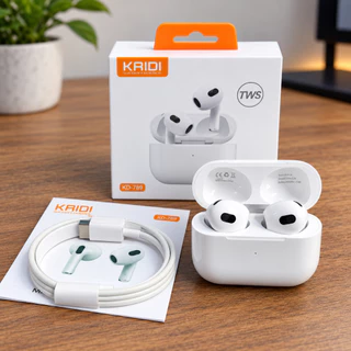 Fone Bluetooth TWS KAIDI KD-789 Sem Fio com Estojo de Recarga