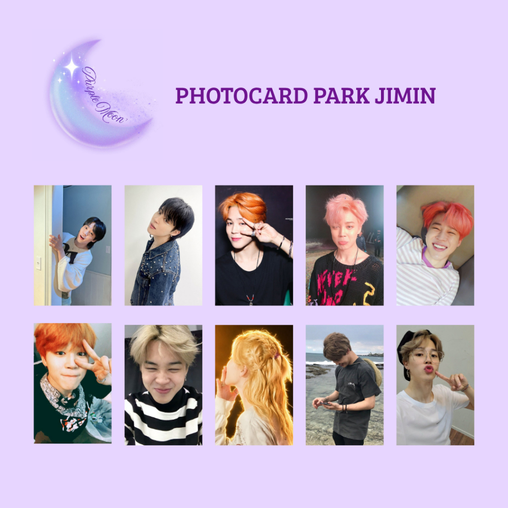 Photocard Jimin (feito por fã)