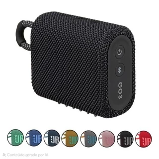 Caixa Acústica Bluetooth GO3, Água - Resistente, Tempo de Reprodução de 4 Horas, 4,2W RMS。