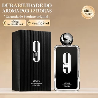 Perfume Afnan 9Pm Black Eau de Parfum 100ml Oriental Fragrance with Vanilla Striking and Seductive LUXE PARFUMS