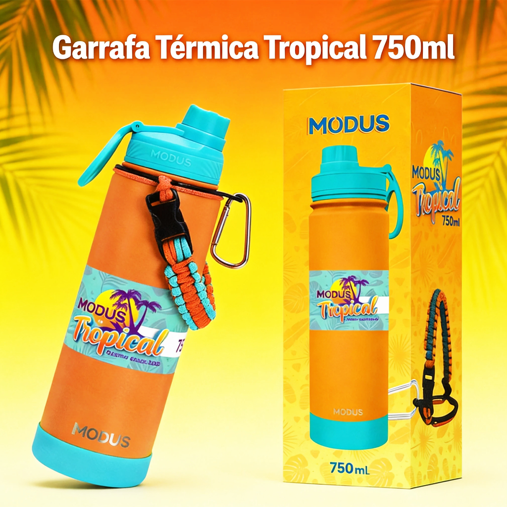 Modus Garrafa Térmica 750ml Quente & Frio Para Condicionamento Físico Esportes Ao Ar Livre Uso Diário
