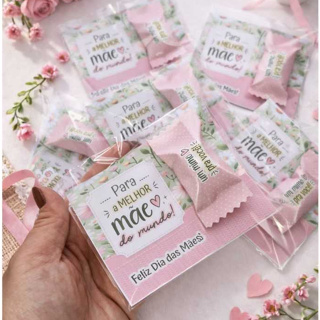 100 BALAS PERSONALIZADAS DIA DAS MÃES com cartão | Lembrancinha aniversário | Fazemos Todos os Temas em Oferta na Shopee