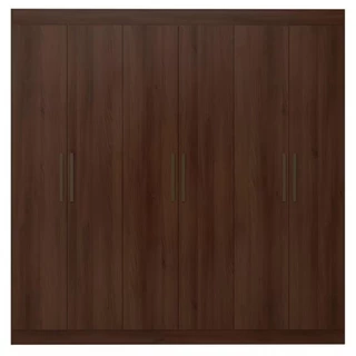 Guarda-Roupa Casal Bartira Ville com 6 Portas e 2 Gavetas em Oferta na Shopee