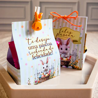 10/20/30 Caixinhas de Feliz Páscoa - Para 01 bombom/docinho/Chocolate - Brinde/Mimo/Lembrancinha - Doce Páscoa em Oferta na Shopee