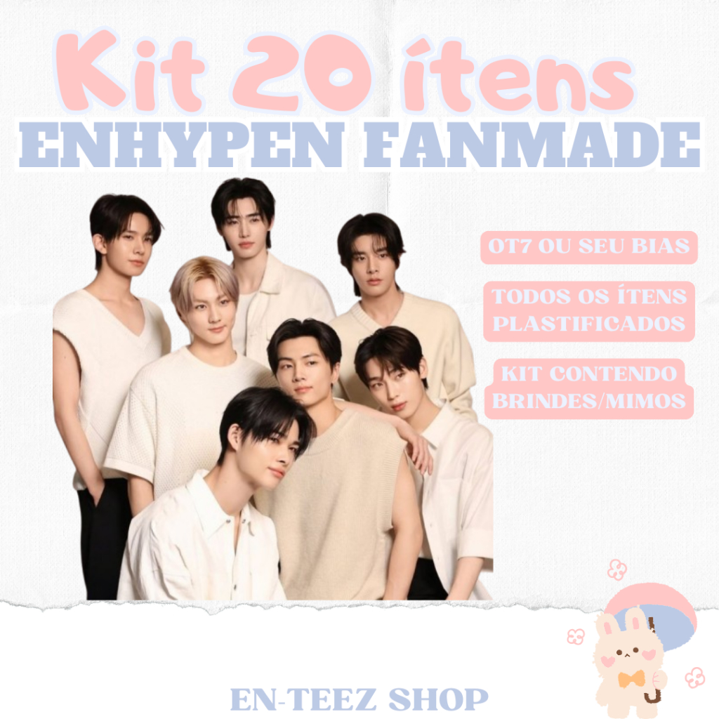 KIT ENHYPEN FANMADE ( LER A DESCRIÇÃO - INFORMAR VENDEDOR A