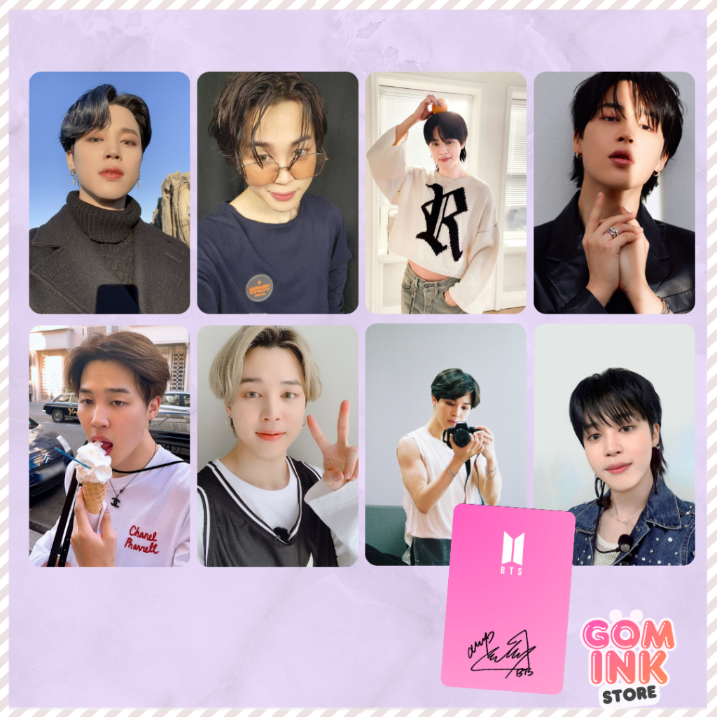 Jimin PACK 1 | Fanmade Cards | Photocards KPOP | BTS | Shopee Brasil
